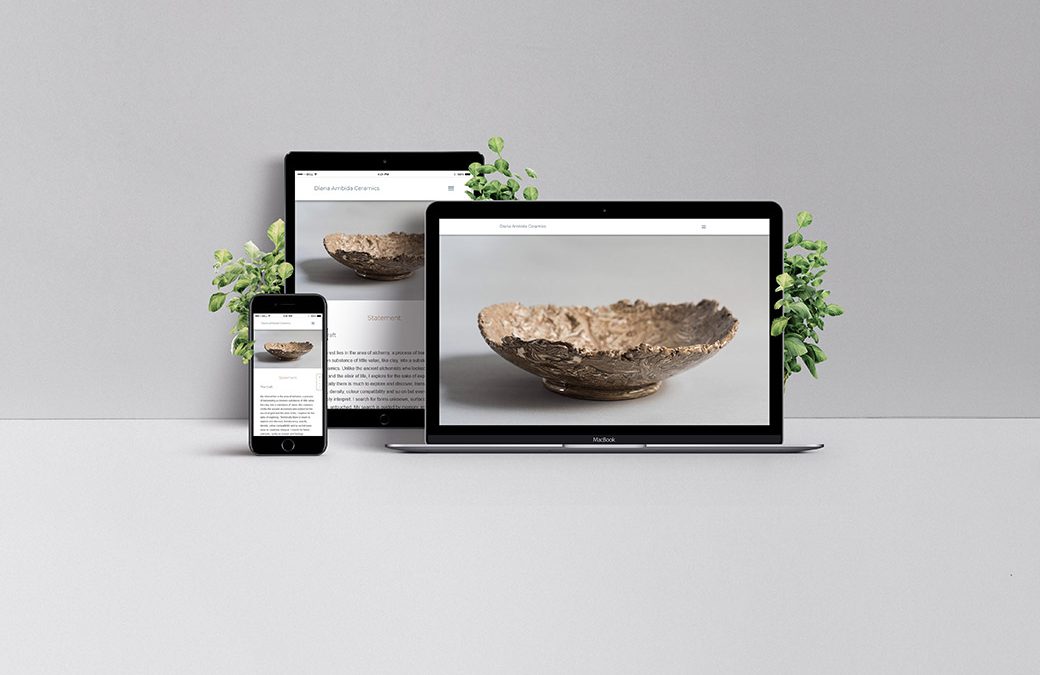 Diana Ambida Ceramics website